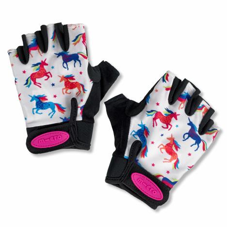 Micro Fingerless Scooter and Bike Gloves: Unicorn £10.95